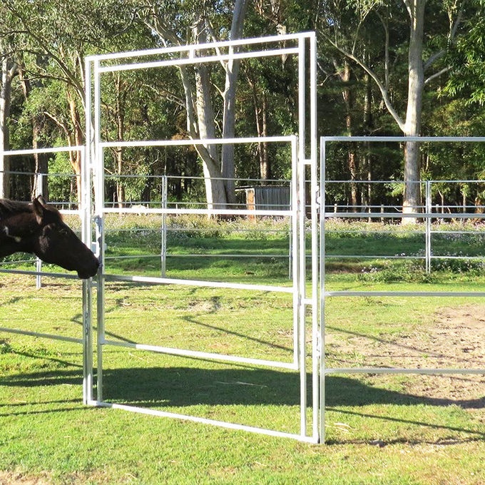 Top quantity galvanized heavy duty used horse fence panels 1.8X2.1M