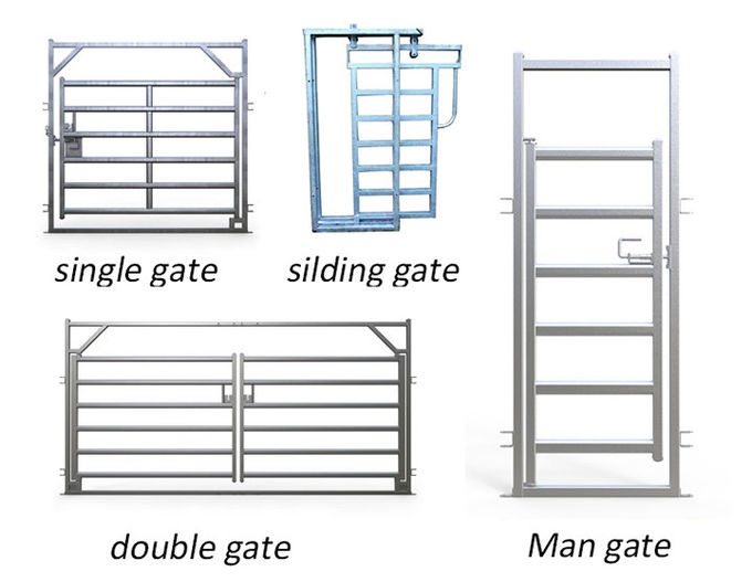 Top quantity galvanized heavy duty used horse fence panels 1.8X2.1M