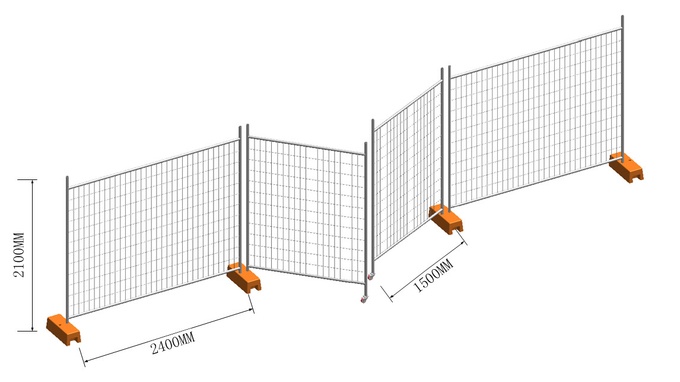 construction temp fence australian