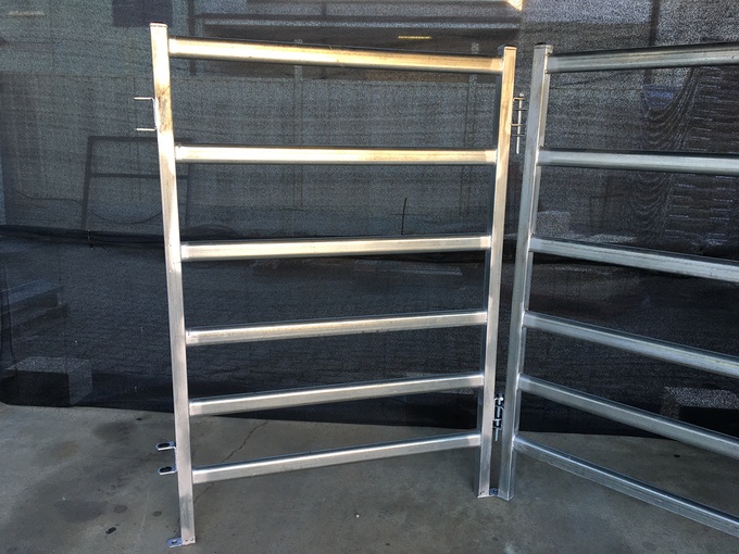 heavy-duty galvanized corral panels