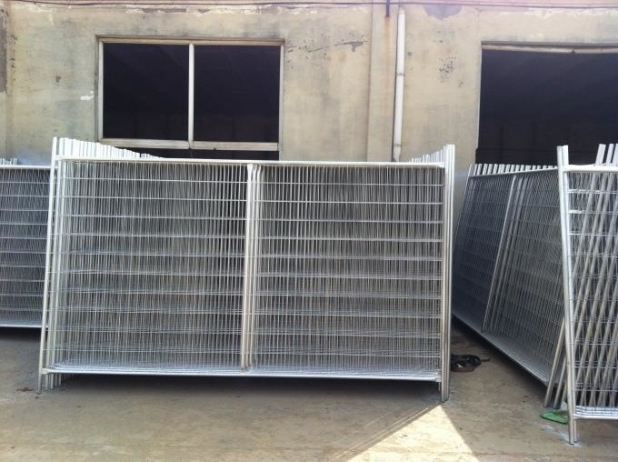 Professional Portable Temporary Fence Panels With Temporary Fence Stay