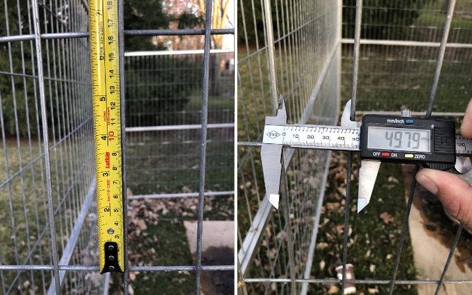 Electric Galvanized Steel 2.1*2.9m Temporary Security Fence 70*150mm Mesh 1