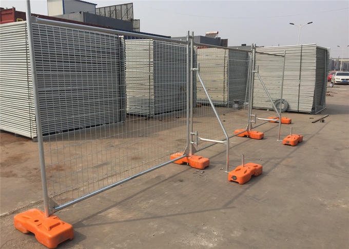 2.1mx2.4m 40mm  tube x 1.5mm temp construction temporary fence panels hot dipped galvanized to be 42 microns 0